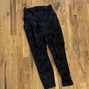 lululemon athletica Black Camo Leggings